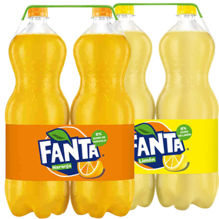 Fanta pack 2×2 L. (naranja o limón) - Alcoop