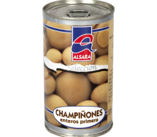 Champiñón entero Alsara 180 g.