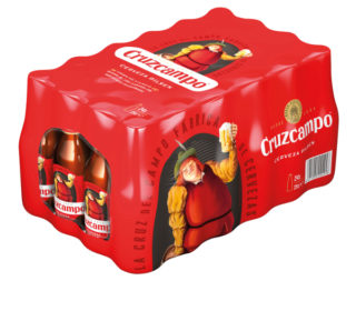 Cerveza Cruzcampo bandeja 24×25 cl.