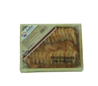 Gamba cocida «Huelva» Delfín 50/60p., 360 g.