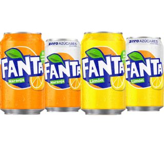 Fanta zero lata 33 cl.