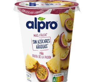 Alpro Mfnas piña y fruta de la pasión 400 g.