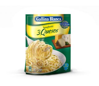 Spaguetti Gallina Blanca 3 quesos 170 g
