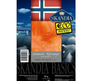 Salmón ahumado Skandia 80 g