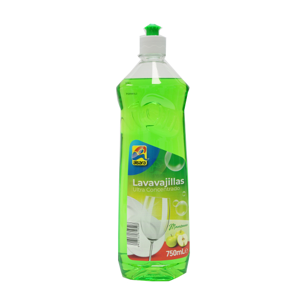 Lavavajillas concentrado Alsara verde 750 ml