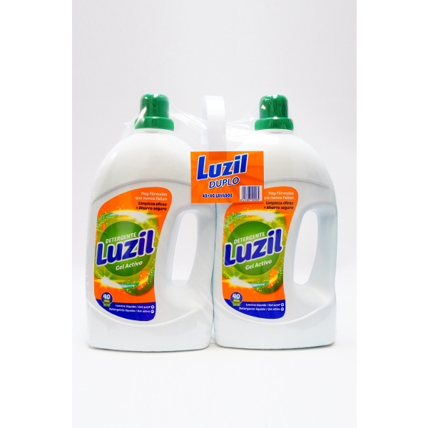 Gel detergente Luzil gel activo 40 + 40 dosis