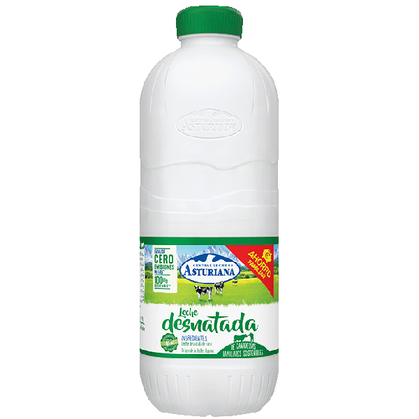 Leche desnatada Asturiana 2,2 Lts