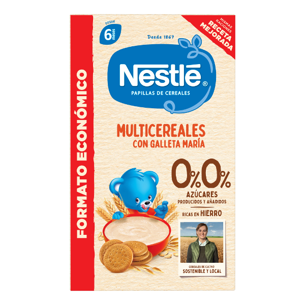 Cereales Nestlé 0% azúcar galleta 225 g