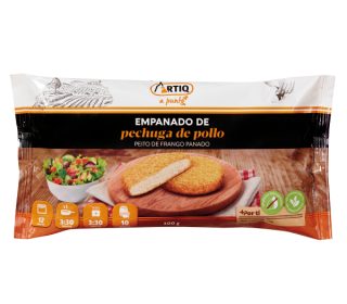 Pechuga pollo empanada Artiq pack-4 un