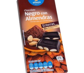 Chocolate negro almendras Alteza 200 g