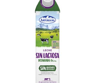 Leche sin lactosa Asturiana desnatada 1 tl