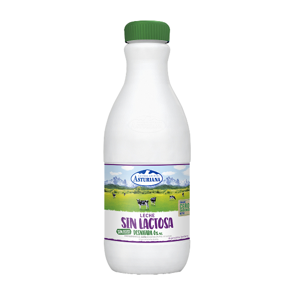 Leche sin lactosa Asturiana desnatada 1,5 lt