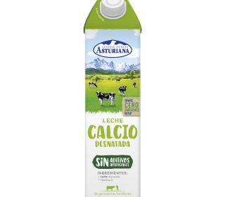 Leche calcio Asturiana desnatada 1 Lt