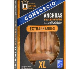 Anchoas a/oliva Cantábrico Consorcio XL barqueta 65 g