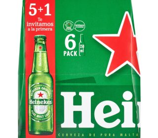 Cerveza Heineken pack-5+1x25cl