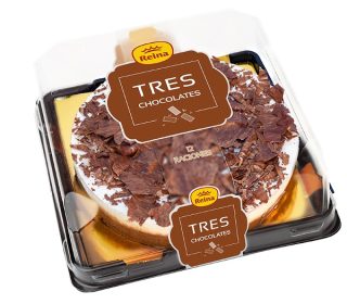 Tarta Tres chocolate Reina 750 g