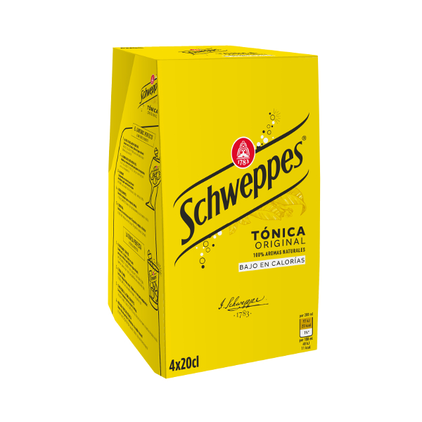 Tónica Schweppes pack-4x20cl